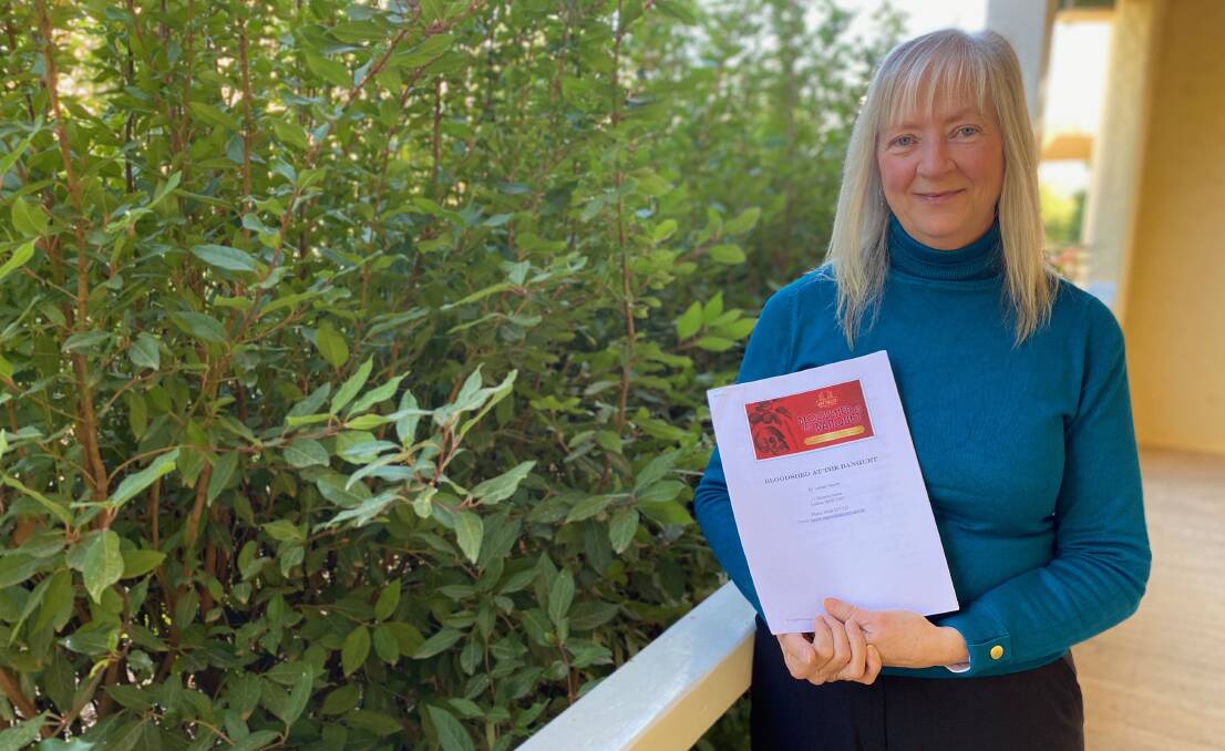 TALENTED MIND: Leeton writer Leonie Napier created a special script for the play to be performed at the Bloodshed at the Banquet event to be held on July 3 as part of the Australian Art Deco Festival. 