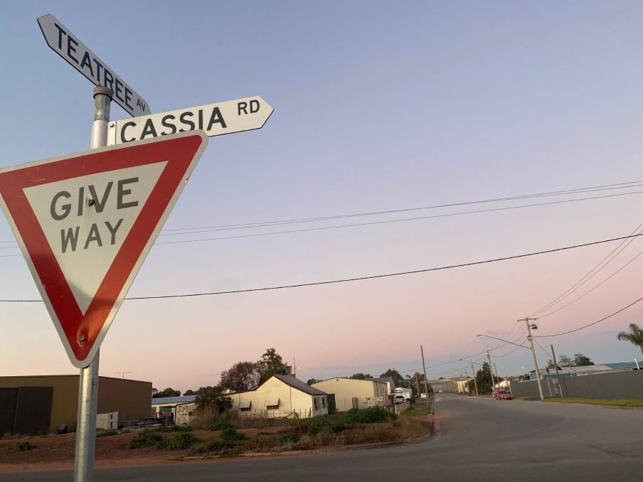 DEBATE: Leeton Shire Council has discussed possible safety options for the intersection of Teatree Avenue and Cassia Road. Photo: Talia Pattison 