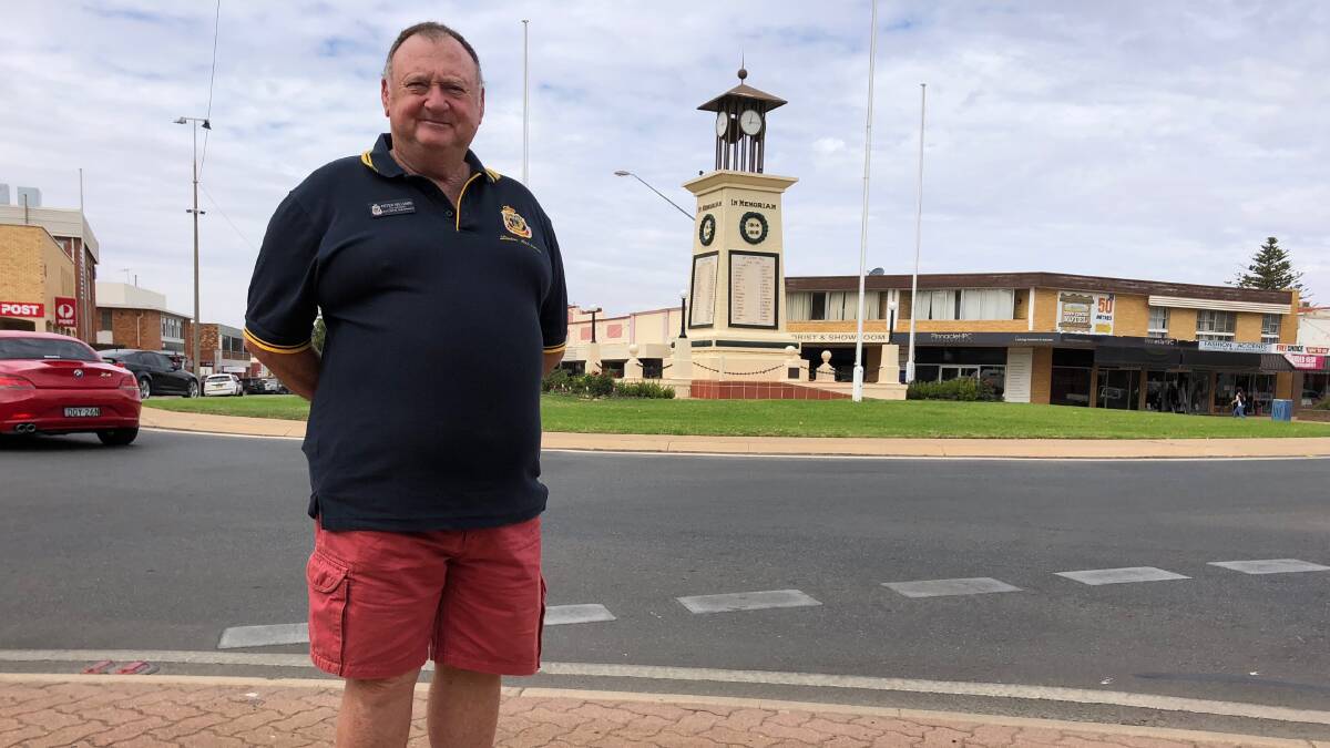 SPECIAL DAY: Leeton RSL Sub-branch vice president Peter Williams is preparing for Anzac Day. Photo: Talia Pattison