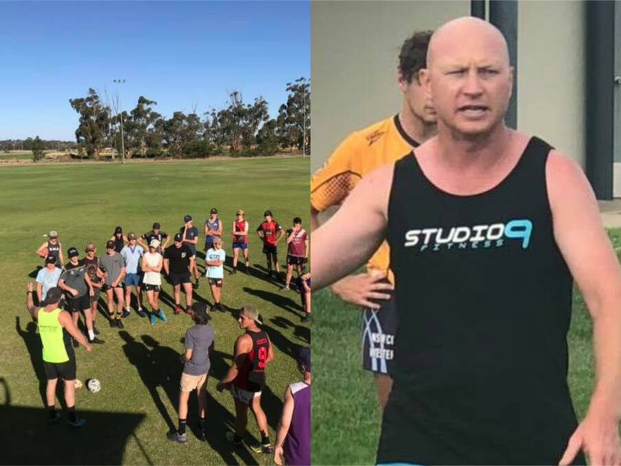 READY FOR HIT OUT: Yanco-Wamoon teams (left) have been preparing for the knockout and season proper, as have the Leeton Greens under the guidance of coach Warren Weir (right).