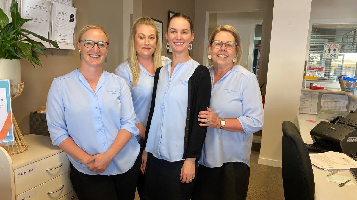 WELCOME: Staff members at Leeton Medical Centre were pleased to welcome the first patients in for the vaccine this week. Photo: Talia Pattison