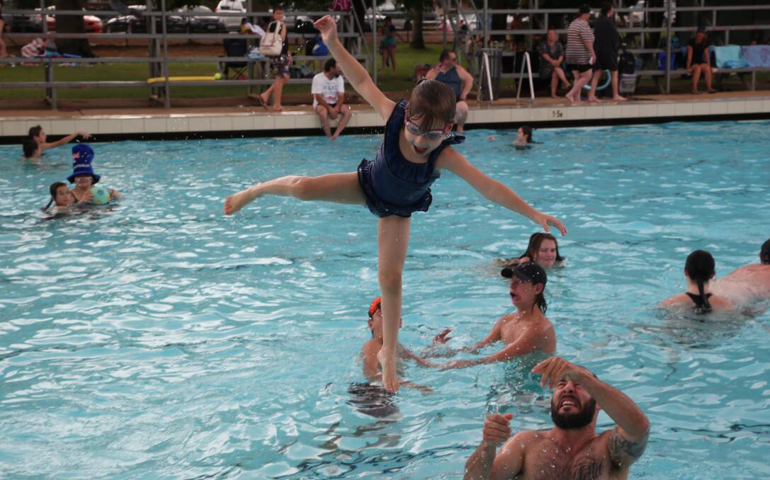 The Australia Day pool party is on again this Sunday at the Leeton pool. 