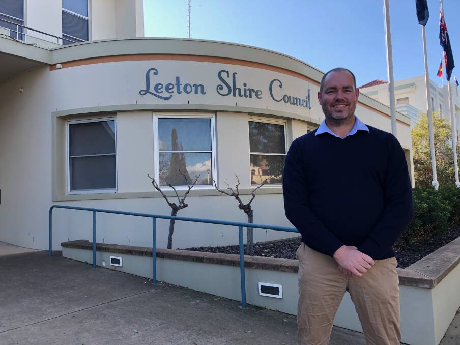 NEW CHALLENGES: Brendan Leary is the director of business and investment at Leeton Shire Council, coming on board to assist in several areas across the board. Photo: Talia Pattison 