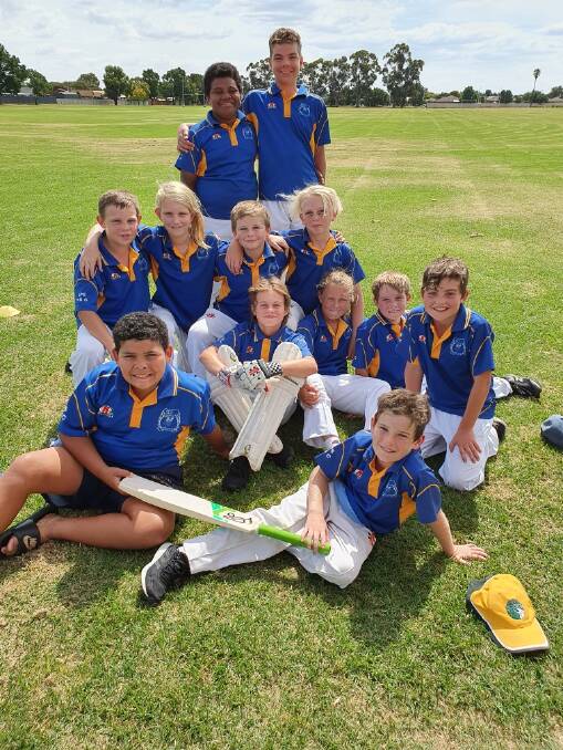 WELL DONE: The successful LPS team after defeating their Griffith North Public School opponents. Photo: Supplied
