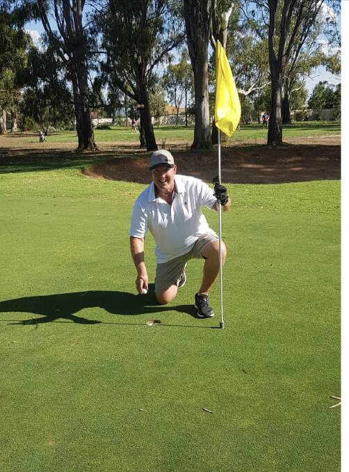 Nick DiPompo scored a hole-in-one last week. Photo: Supplied