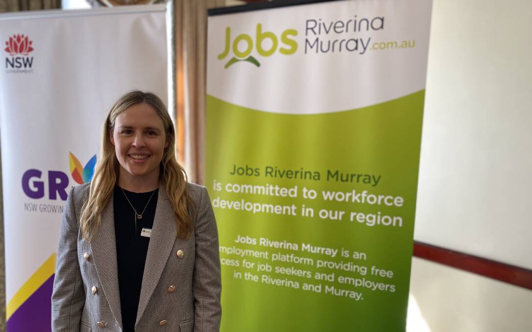 Regional Development Australia Riverina operations manager Amanda Cappello was one of the guest speakers at the Leeton Recruitment Summit. Picture by Talia Pattison