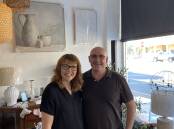 Megan and John Martin have opened The Peddler's Corner in Kurrajong Avenue, with everyone welcome to pop in for coffee, gifts and more. Picture by Talia Pattison