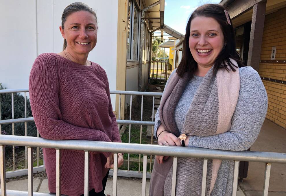 TAKE PART: Festival director Julie Axtill (left) and 2018 Ambassador Lauren Brett are encouraging residents to put their hand up. Photo: Talia Pattison
