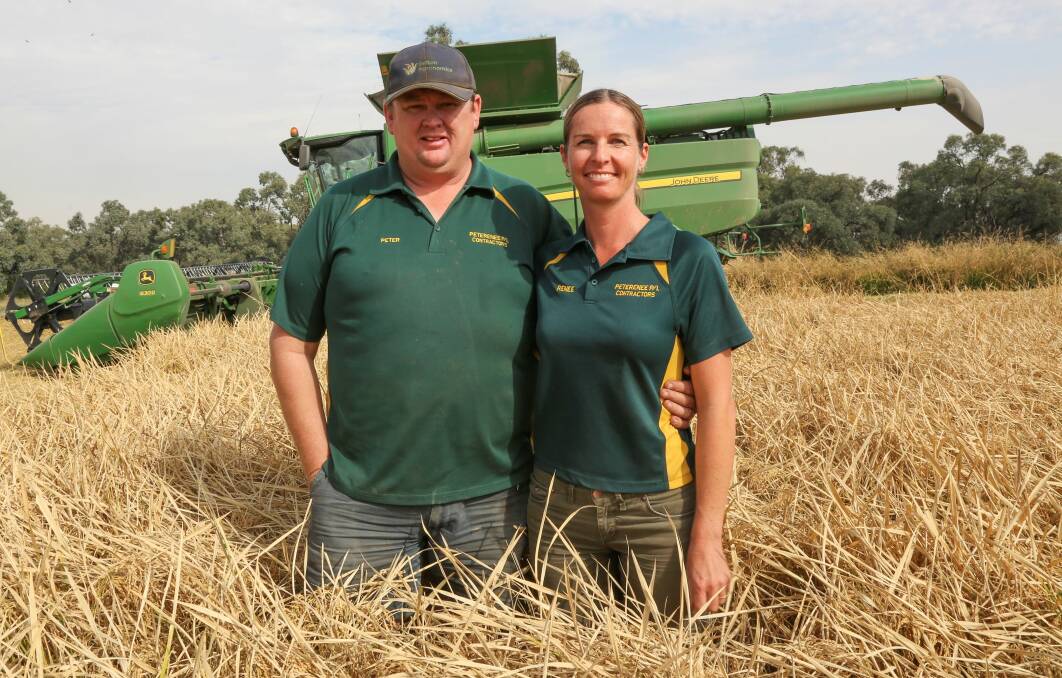 INNOVATE: Jerilderie growers Peter and Renee Burke have recently took out the 2019 SunRice Grower of the Year award. Photo: Contributed 