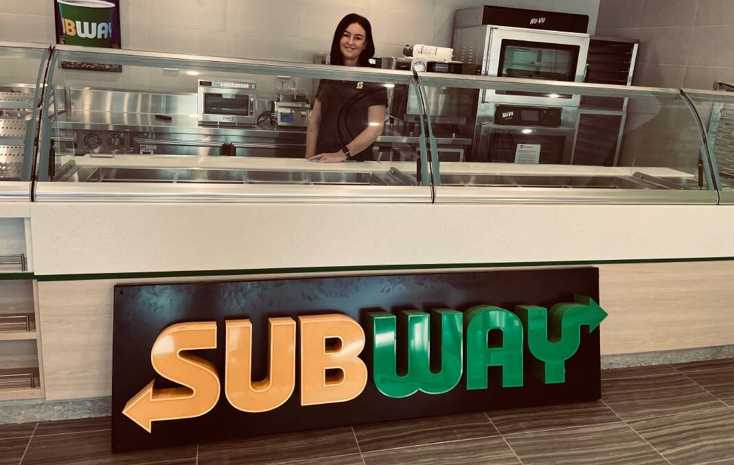 BUSINESS: Teegan De Paoli is excited to be bringing Subway to Leeton. Doors will soon be opening at the new Pine Avenue business. Photo: Talia Pattison