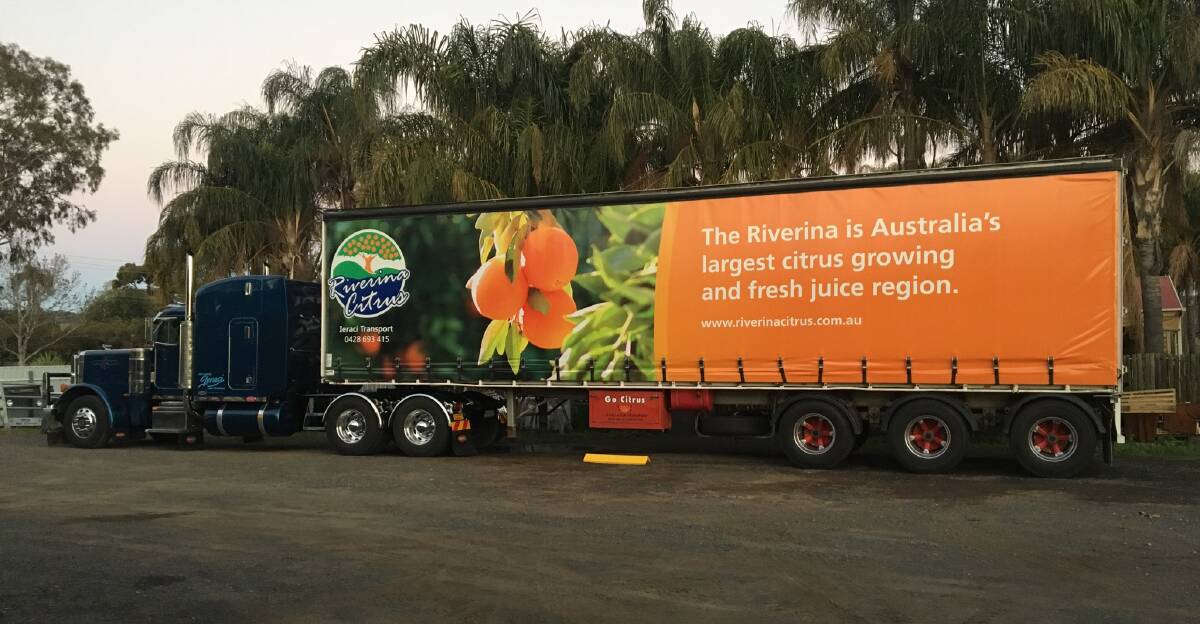 This truck will be taking part in the Convoy to Canberra. 