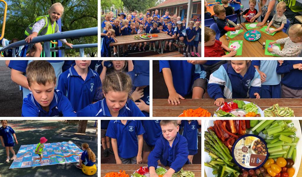 ALL HAPPENING: Yanco Public School has been busy holding a "big veggie crunch" event, with the Little Learners initiative also providing youngsters with a chance to get to know what "big school" is all about. 