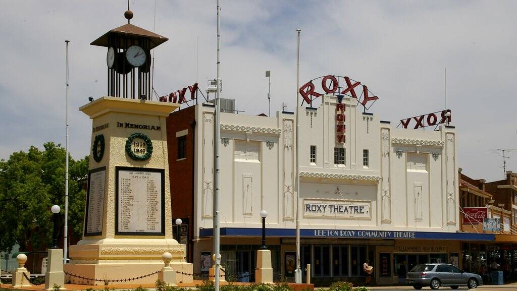 The Leeton Roxy Theatre is one of the town's most iconic art deco buildings.
