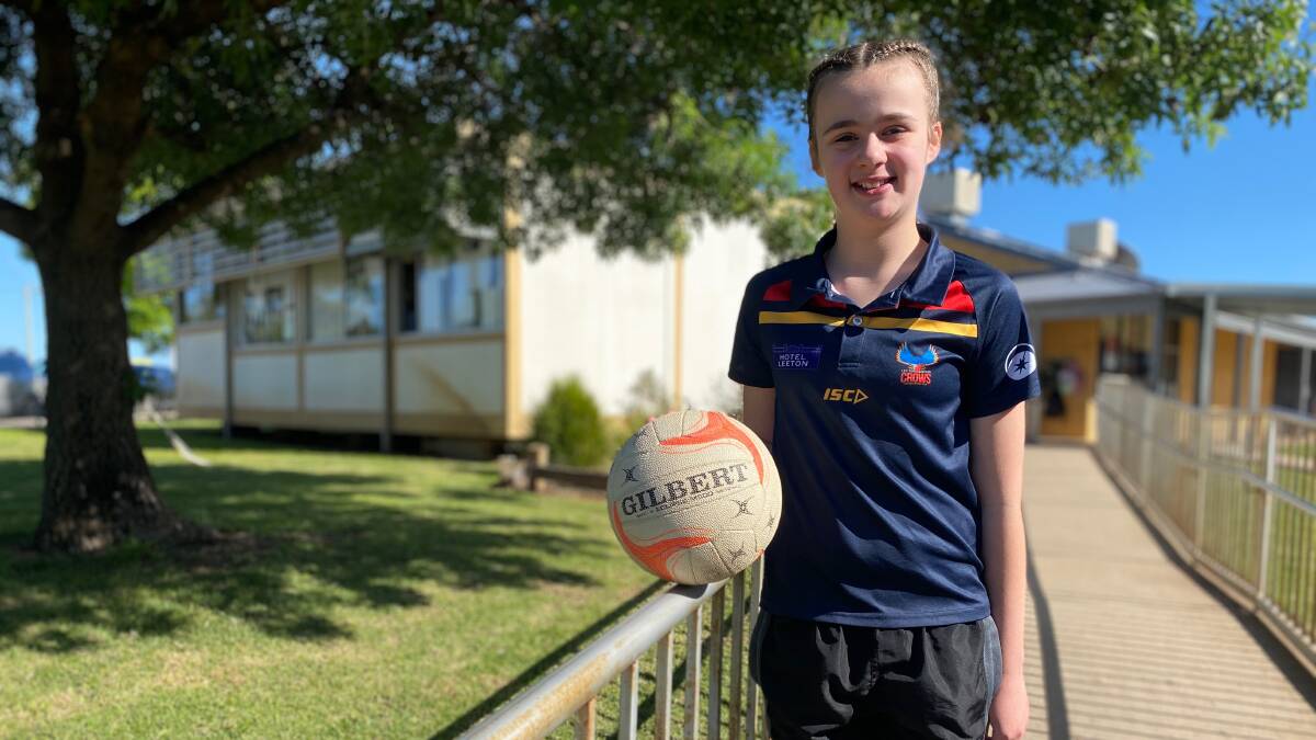 GREAT WORK: Leeton-Whitton's Josie Irvin has been playing in the under 11s from a young age and is looking forward to progressing through the ranks. Photo: Talia Pattison