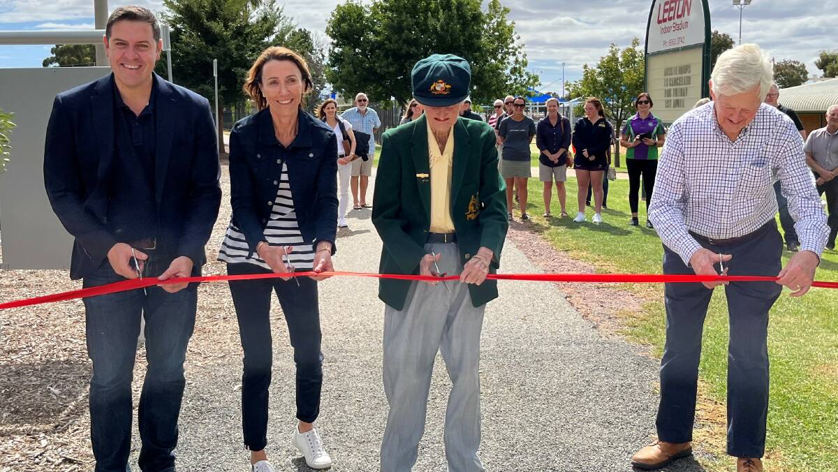 OPEN: The inaugural inductees open the sporting walk of fame in April. Photo: Supplied