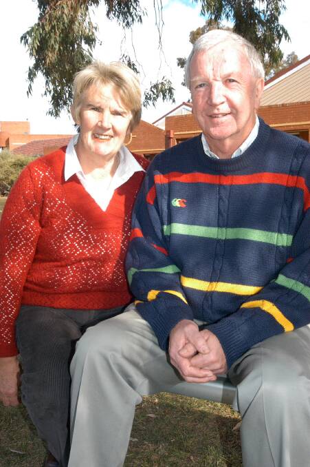 FLASHBACK: Mary and Peter McPhee in 2006 after they were selected to attend the World Meeting of Families where they met the Pope. Photo: The Irrigator