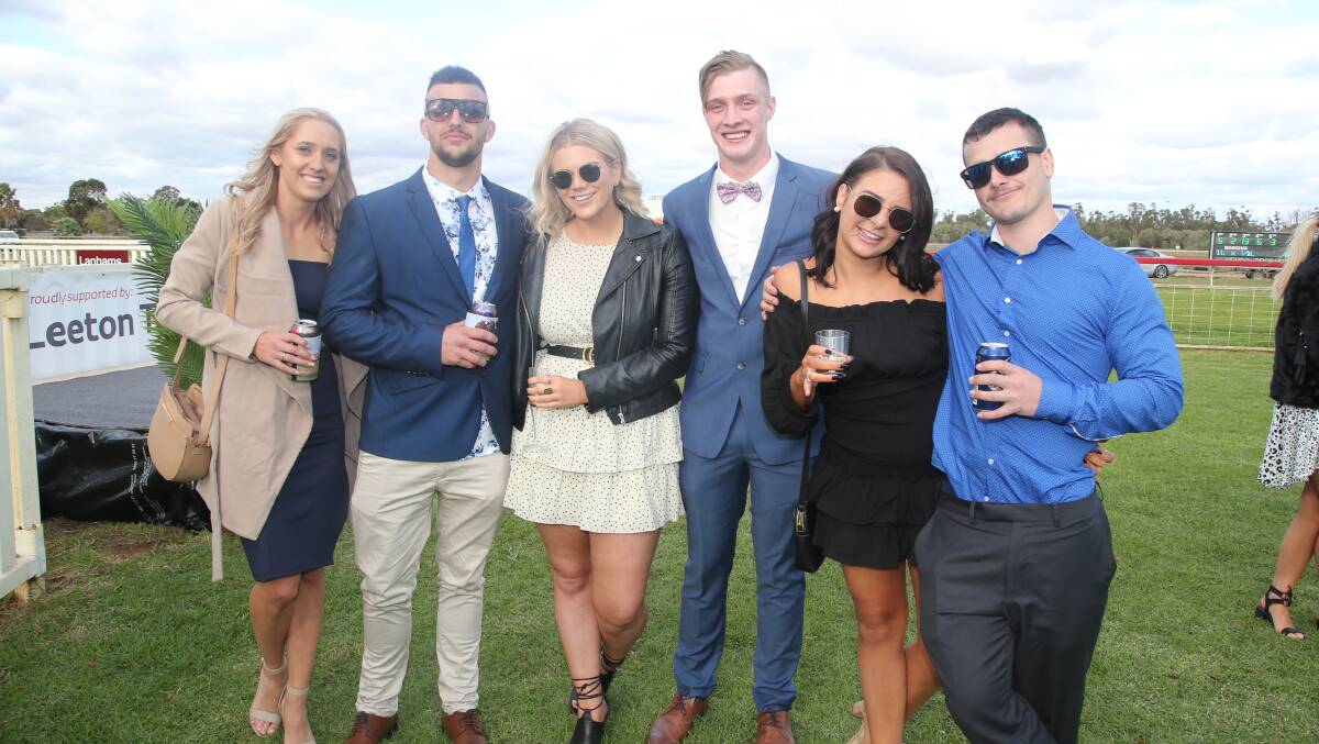 The Leeton Races was a perfect opportunity for residents to catch up. Photo: Anthony Stipo 