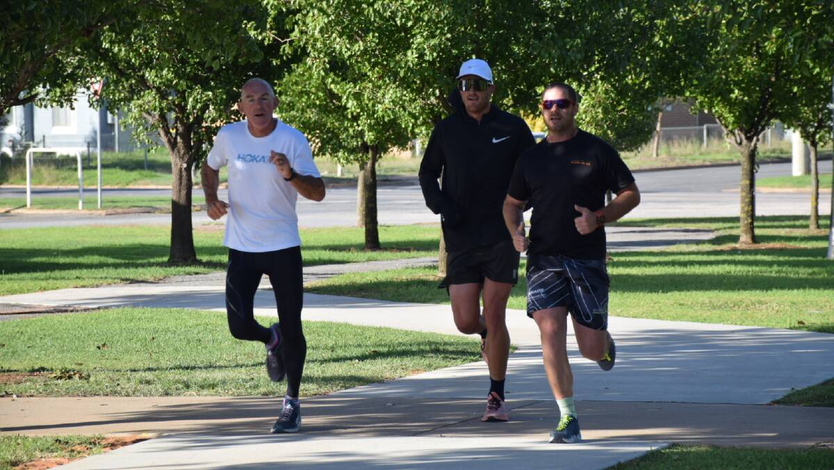 ON THE GO: Participants in the practice event for Leeton Parkrun, which was held recently. Photo: Supplied