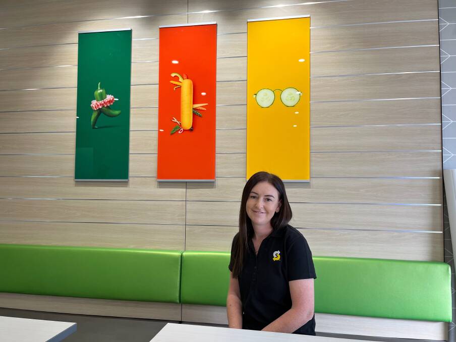 OPENING SOON: Subway Leeton manager Teegan De Paoli is excited about the store's opening in town very soon. Photo: Talia Pattison 