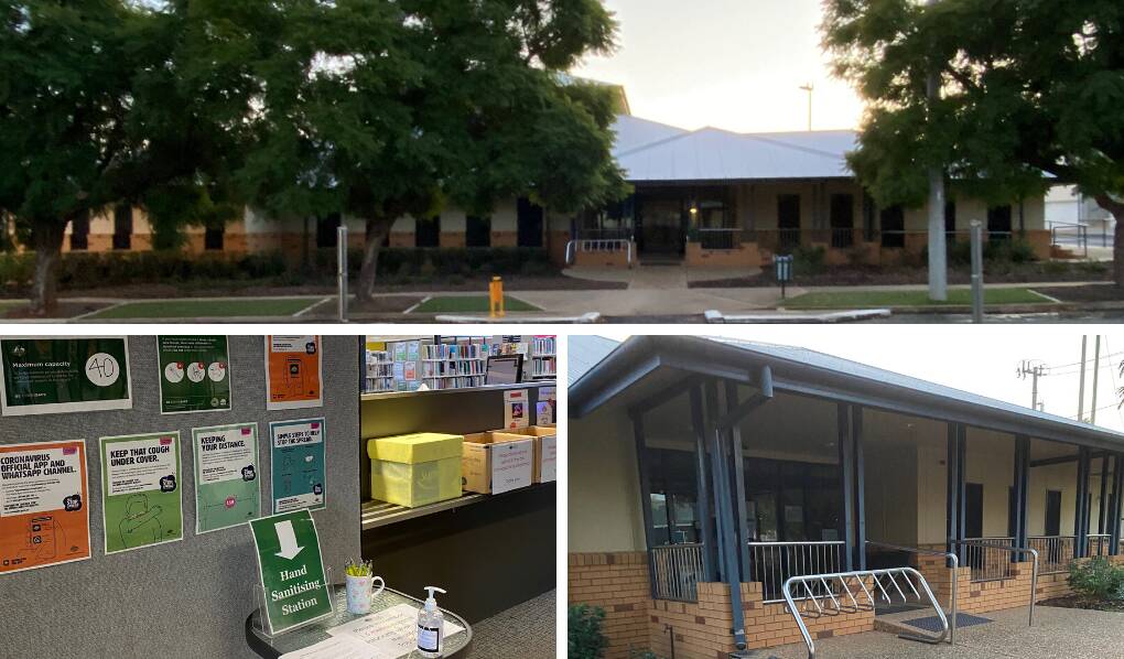 HEAD ON IN: The Leeton library re-opened its doors to the community on Tuesday after being closed due to COVID-19 restrictions. Photos: Talia Pattison