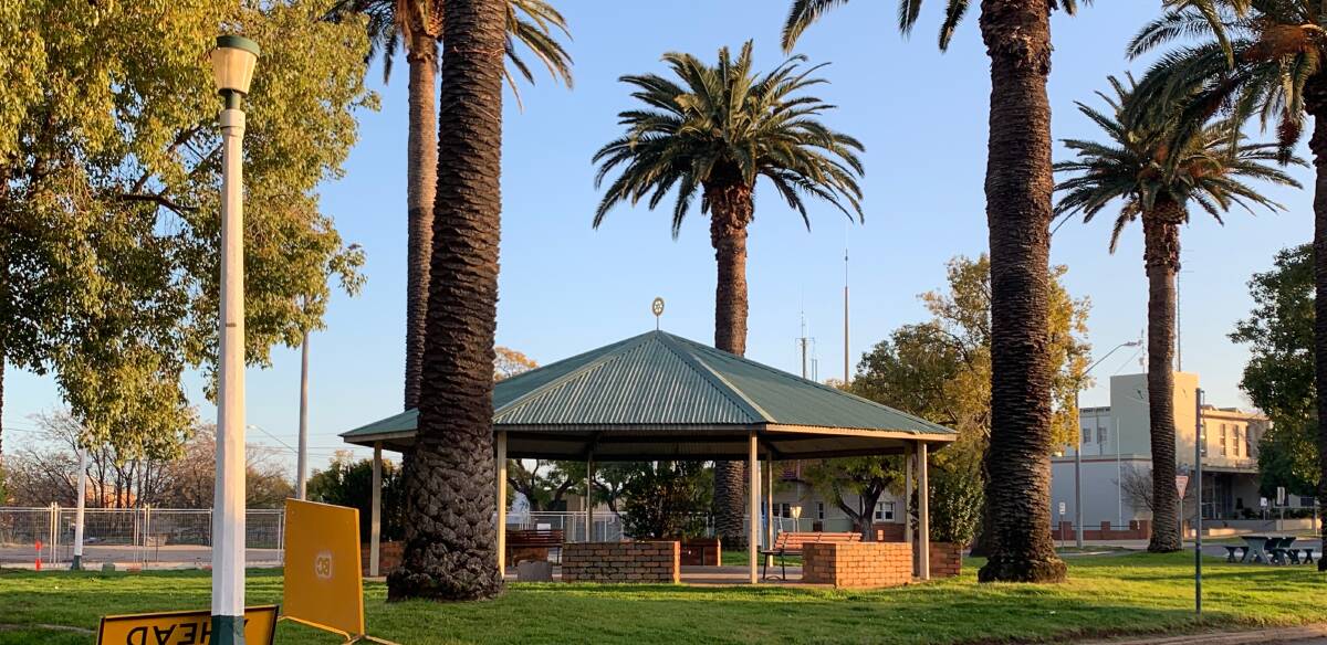 UPDATE: Leeton Shire Council says the Rotary rotunda will be removed by the organisation and repurposed elsewhere in town. Photo: Talia Pattison