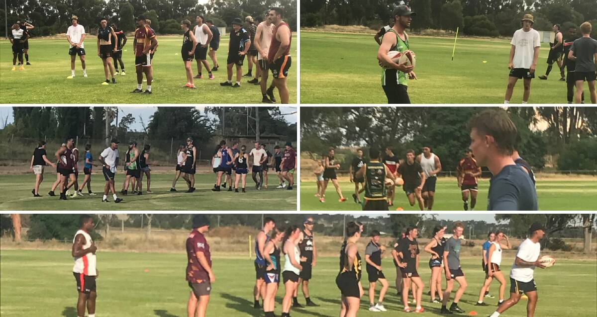 PUTTING IN THE WORK: Yanco-Wamoon is busy preparing for the upcoming 2022 Group 20 season. Photos: Supplied