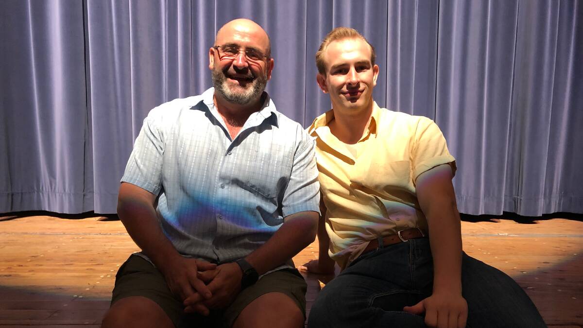 ON STAGE: Leeton father and son duo John and Jack Martin are preparing to wow audiences at the Roxy Theatre on January 5. Photo: Talia Pattison 
