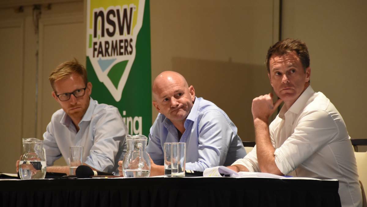 The forum was hosted by NSW Farmers in Griffith last Tuesday and attended by NSW Regional Water Minister Niall Blair. 