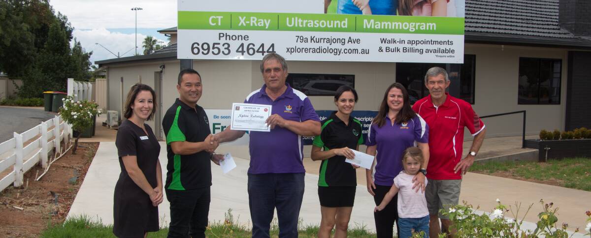 GIVING BACK: Xplore Radiology was happy to join forces with the Yanco Amateur Swim Club and MIA MS Branch to raise much needed funds that benefit the Leeton community.
