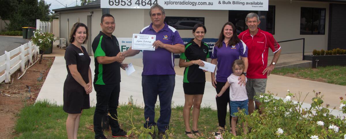 GIVING BACK: Xplore Radiology joined forces with the Yanco Amateur Swim Club and MIA MS Branch to raise much needed funds that benefit the Leeton community.
