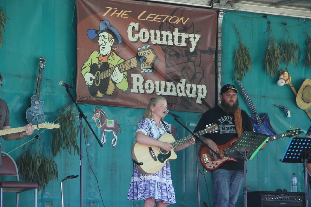 PEOPLE from far and wide gathered in Leeton for the annual Country Roundup country music festival.