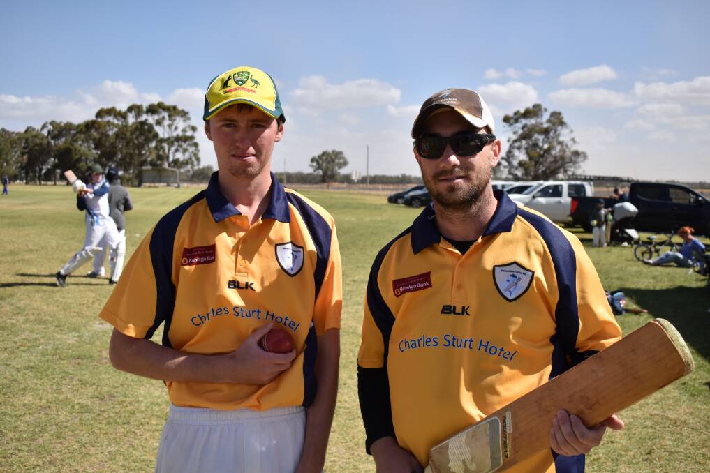 GOOD FORM: Carpheads' Reece Keech and Anthony Craig will look to cause trouble for Yanco. PHOTO: Shaun Paterson