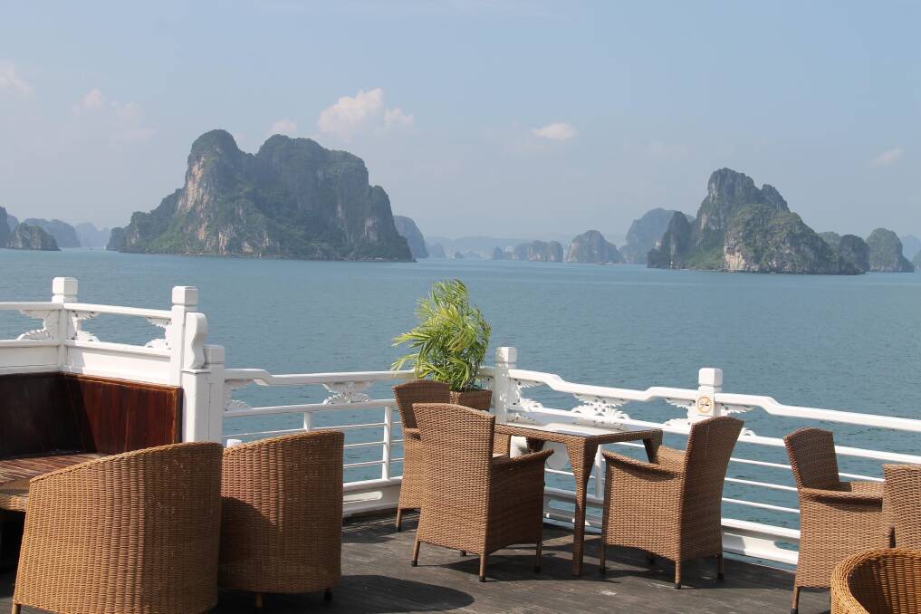Halong Bay ... North Vietnam's most visited attraction. Image: John Rozentals.