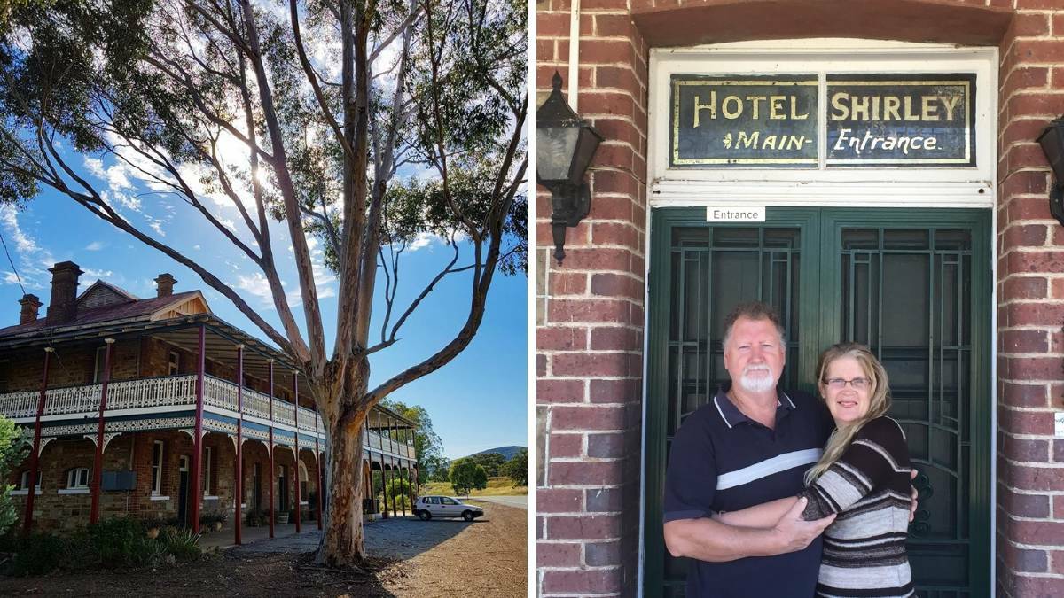 CALLS FOR SUPPORT: Owners of the Shirley Hotel in Bethungra Allan and Robyn Cox remain 'hopeful' that their target of 20,000 applications will be reached in order to give away the B&B to new owners. Picture: supplied