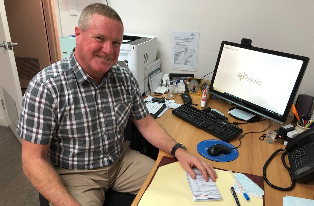 FINALLY: Dr Simon Wallace from Leeton Medical Centre says he is excited for Leeton residents to be able to receive the vaccine from Tuesday. Photo: File. 