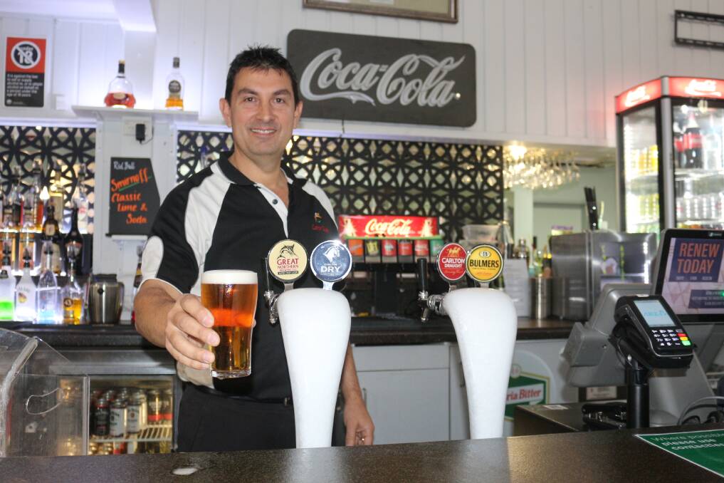 HIKE: Coro Club general manager Roly Zappacosta said the industry needs time to breathe before being hit with a further tax hike on beer. PHOTO: Calhan Behrendt