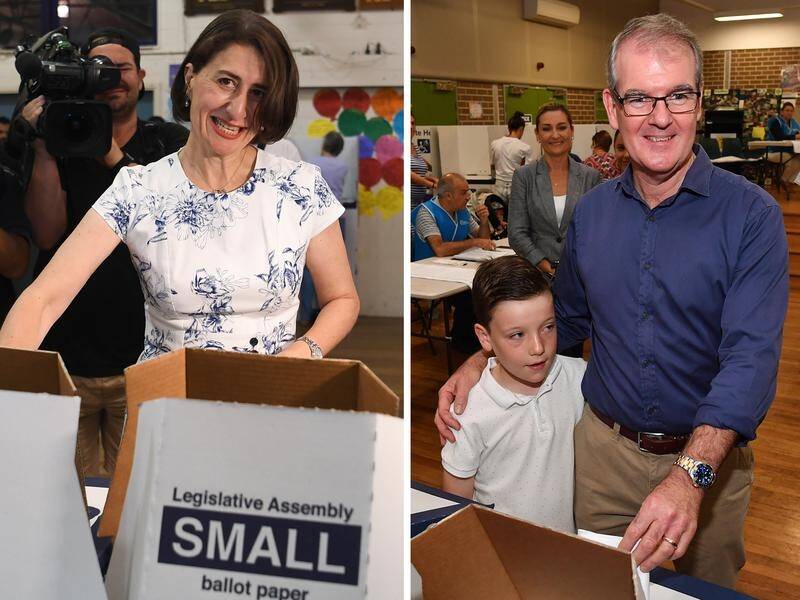 Premier Gladys Berejiklian and Labor rival Michael Daley have cast their votes in the NSW election.
