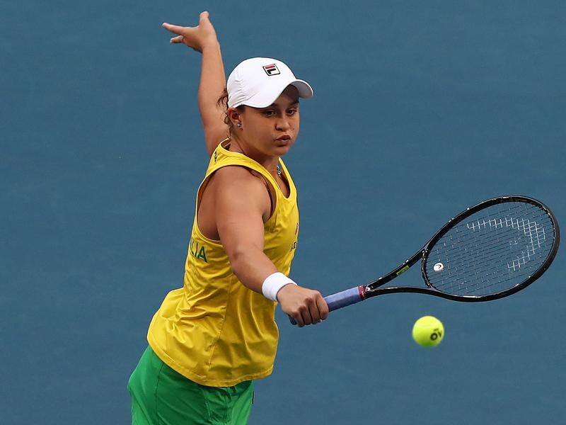 Ashleigh Barty has picked up three gongs at the AIS awards night.