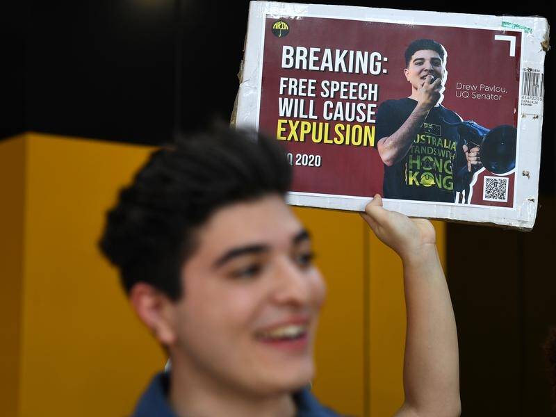 University of Queensland student and activist Drew Pavlou is challenging his suspension.