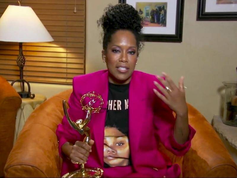 Regina King wore a T-shirt featuring Breonna Taylor's face in the 72nd Emmy Awards broadcast.