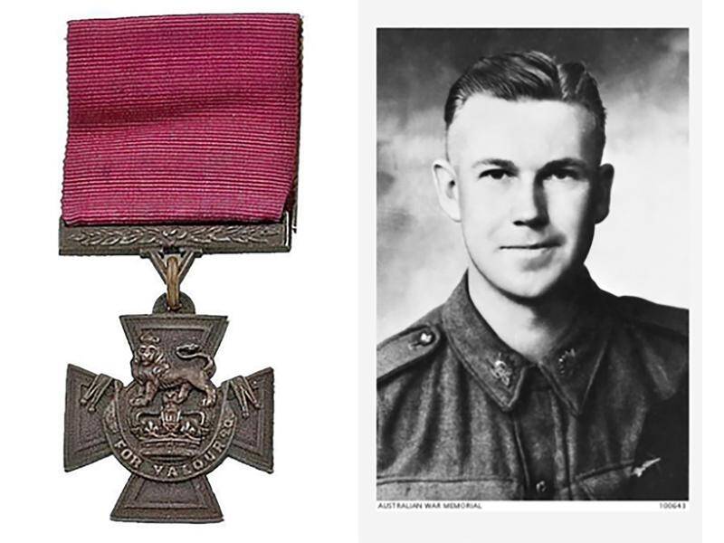 The Victoria Cross awarded to Corporal Jack French was one of only 20 won by Australians in WWII. (PR HANDOUT IMAGE PHOTO)