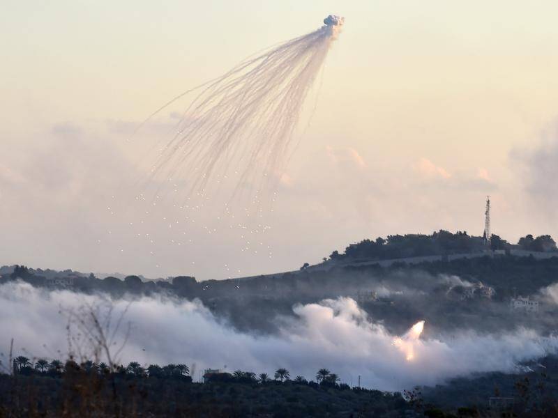 Israel has fired at sites near the Lebanese border after Hezbollah attacks on Israeli targets. (EPA PHOTO)
