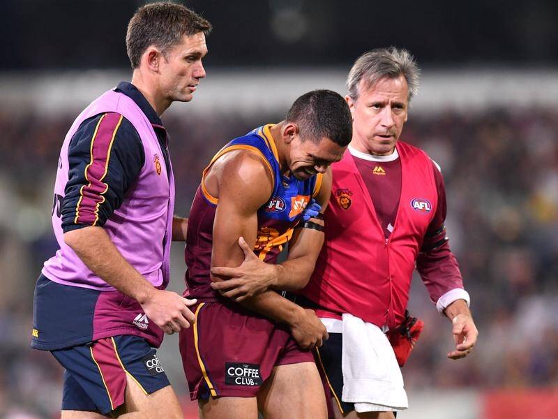 Charlie Cameron returned to the Lions' clash with GWS only six minutes after going off injured.