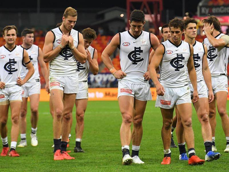 Bottom-of-the-table Carlton suffered a 93-point thrashing at the hands of GWS at Giants Stadium.