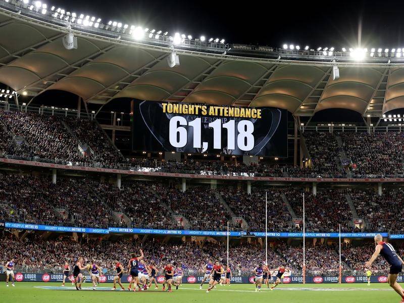 This year's night AFL grand final was the first to be played in Perth.