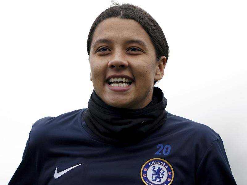 Australia and Chelsea striker Sam Kerr has been rewarded for her efforts with the London club.
