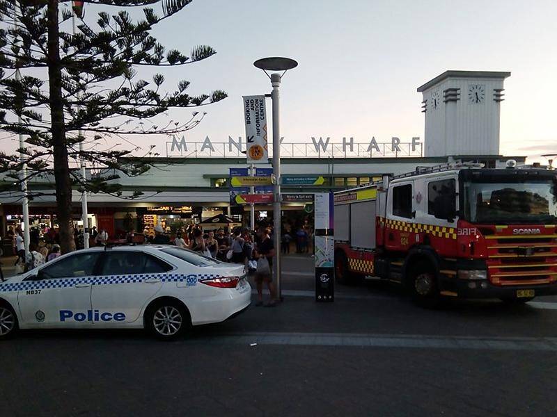Ferries were halted between Sydney's Circular Quay and Manly after a phone threat.
