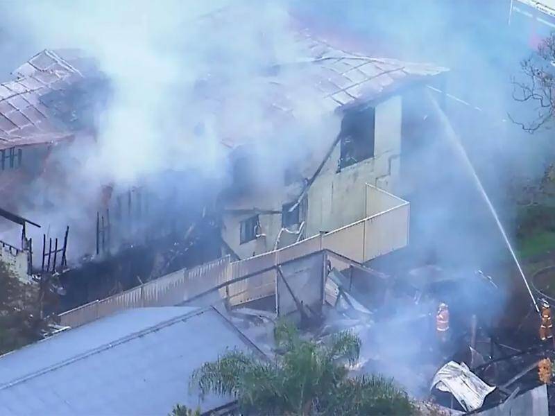 The bodies of five children and their father have been found after a fire on an island off Brisbane. (PR HANDOUT IMAGE PHOTO)