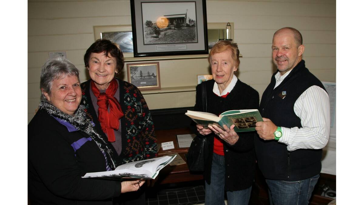 THE Henry Lawson Cottage open days last weekend were deemed a success by (from left) Wendy Senti, Mary Wallace, Pat O'Callaghan and George Weston.