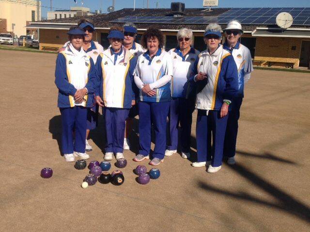 TRIPLES: Leeton and District lady bowlers are vying for the club's triples championships. 